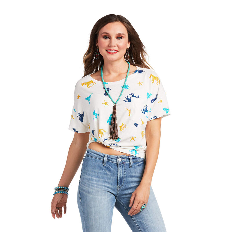 Ariat T-Shirts Damen - Mojave Mehrfarbig ( ZRVBA-9243 )